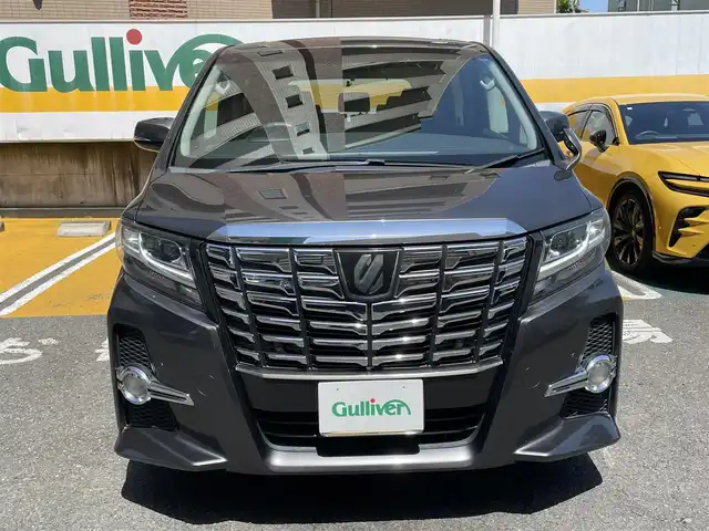 トヨタ アルファード S Aパッケージ 静岡県 2015(平27)年 13.9万km グレーメタリック 純正9インチナビ/フルセグTV/DVD/CD/BT/SD/MSV/バックカメラ/両側パワースライドドア/バックドアイージークローザー/衝突軽減ブレーキ/レーダークルーズコントロール/クリアランスソナー/スペアタイヤ/ビルトインETC/前後ドライブレコーダー/ステアリングスイッチ/LEDヘッドライト/純正18インチAW/スマートキー×2/保証書/取扱説明書/ナビ取扱説明書/R2/4/5/6/7点検記録簿有