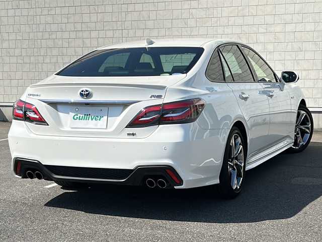トヨタ クラウン ハイブリッド RS 茨城県 2019(令1)年 2万km ホワイトパールクリスタルシャイン 衝突被害軽減ブレーキ/純正メモリナビ/・CDDVDBTフルセグ/バックカメラ/ミュージックサーバー/スポーツモード/パドルシフト/前席パワーシート（レザー）/エアシート/シートヒーター/サンルーフ/ドライブレコーダー/ABSシステム/横滑り防止機能/コーナーセンサー/レーダークルーズコントロール/エアバック（ダブル＋サイド＋カーテン）/プッシュスタート/ETC/純正LEDヘッドライト
