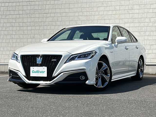 トヨタ クラウン ハイブリッド RS 茨城県 2019(令1)年 2万km ホワイトパールクリスタルシャイン 衝突被害軽減ブレーキ/純正メモリナビ/・CDDVDBTフルセグ/バックカメラ/ミュージックサーバー/スポーツモード/パドルシフト/前席パワーシート（レザー）/エアシート/シートヒーター/サンルーフ/ドライブレコーダー/ABSシステム/横滑り防止機能/コーナーセンサー/レーダークルーズコントロール/エアバック（ダブル＋サイド＋カーテン）/プッシュスタート/ETC/純正LEDヘッドライト