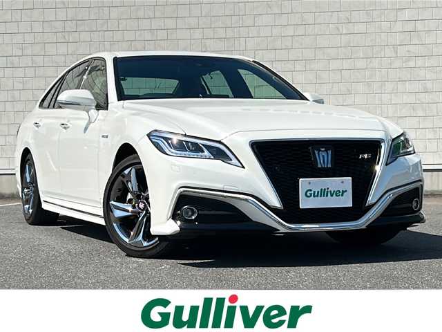 トヨタ クラウン ハイブリッド RS 茨城県 2019(令1)年 2万km ホワイトパールクリスタルシャイン 衝突被害軽減ブレーキ/純正メモリナビ/・CDDVDBTフルセグ/バックカメラ/ミュージックサーバー/スポーツモード/パドルシフト/前席パワーシート（レザー）/エアシート/シートヒーター/サンルーフ/ドライブレコーダー/ABSシステム/横滑り防止機能/コーナーセンサー/レーダークルーズコントロール/エアバック（ダブル＋サイド＋カーテン）/プッシュスタート/ETC/純正LEDヘッドライト