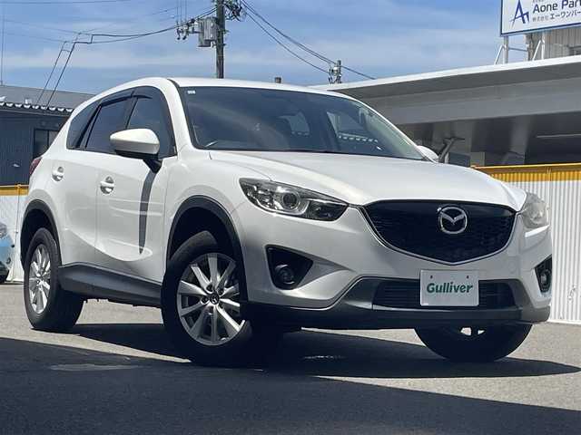 マツダ ＣＸ－５ XD 宮城県 2013(平25)年 11.6万km クリスタルホワイトパールマイカ 社外ナビ/バックカメラ/サイドカメラ/フルセグTV/Bluetooth/スペアキ－/プッシュスタート/アイドリングストップ/純正ホイール/純正マット