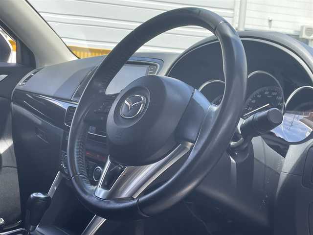 マツダ ＣＸ－５ XD 宮城県 2013(平25)年 11.6万km クリスタルホワイトパールマイカ 社外ナビ/バックカメラ/サイドカメラ/フルセグTV/Bluetooth/スペアキ－/プッシュスタート/アイドリングストップ/純正ホイール/純正マット