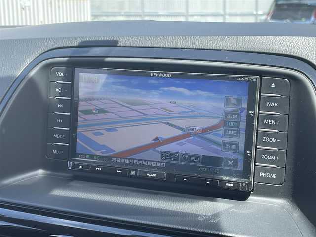 マツダ ＣＸ－５ XD 宮城県 2013(平25)年 11.6万km クリスタルホワイトパールマイカ 社外ナビ/バックカメラ/サイドカメラ/フルセグTV/Bluetooth/スペアキ－/プッシュスタート/アイドリングストップ/純正ホイール/純正マット