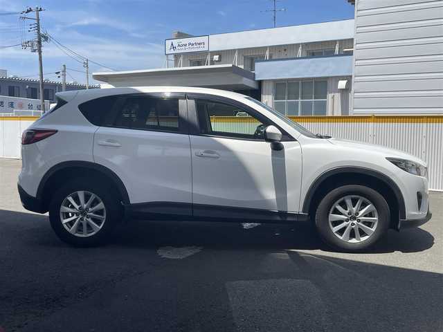 マツダ ＣＸ－５ XD 宮城県 2013(平25)年 11.6万km クリスタルホワイトパールマイカ 社外ナビ/バックカメラ/サイドカメラ/フルセグTV/Bluetooth/スペアキ－/プッシュスタート/アイドリングストップ/純正ホイール/純正マット