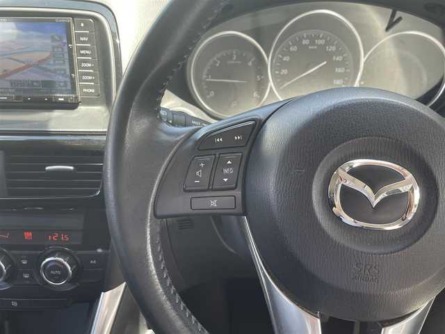マツダ ＣＸ－５ XD 宮城県 2013(平25)年 11.6万km クリスタルホワイトパールマイカ 社外ナビ/バックカメラ/サイドカメラ/フルセグTV/Bluetooth/スペアキ－/プッシュスタート/アイドリングストップ/純正ホイール/純正マット