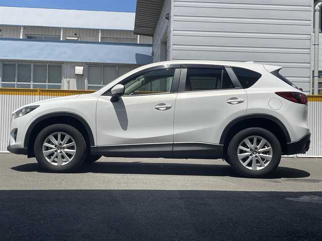 マツダ ＣＸ－５ XD 宮城県 2013(平25)年 11.6万km クリスタルホワイトパールマイカ 社外ナビ/バックカメラ/サイドカメラ/フルセグTV/Bluetooth/スペアキ－/プッシュスタート/アイドリングストップ/純正ホイール/純正マット