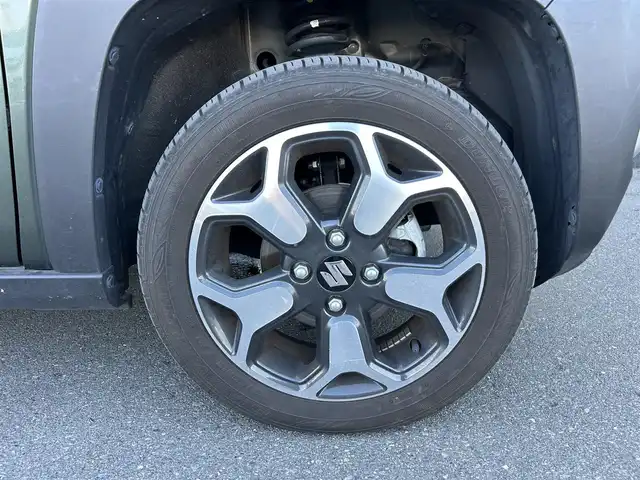 スズキ ハスラー Jスタイル ターボ 静岡県 2021(令3)年 1.3万km クールカーキパールメタリック/ホワイト2トーンルーフ ターボ車/純正８型メモリーナビ/ＤＶＤ再生/フルセグＴＶ/ＢＴオーディオ/ＥＴＣ/アダプティブクルーズコントロール/前席シートヒーター/パドルシフト/ルーフレール/ＬＥＤヘッドライト/フォグランプ/純正１５ＡＷ