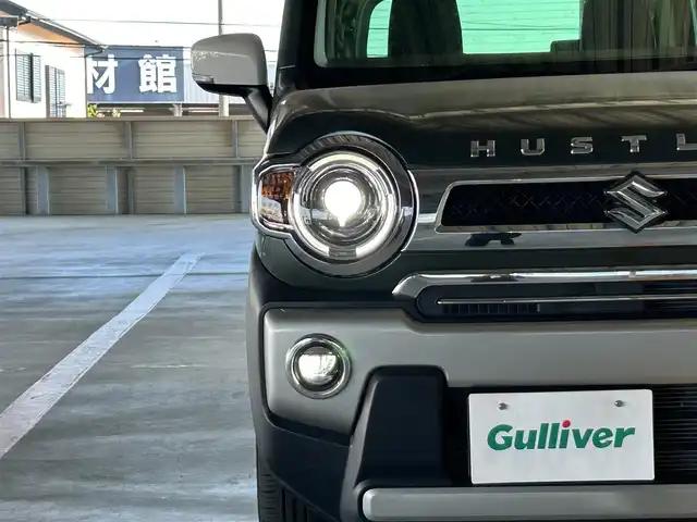スズキ ハスラー Jスタイル ターボ 静岡県 2021(令3)年 1.3万km クールカーキパールメタリック/ホワイト2トーンルーフ ターボ車/純正８型メモリーナビ/ＤＶＤ再生/フルセグＴＶ/ＢＴオーディオ/ＥＴＣ/アダプティブクルーズコントロール/前席シートヒーター/パドルシフト/ルーフレール/ＬＥＤヘッドライト/フォグランプ/純正１５ＡＷ
