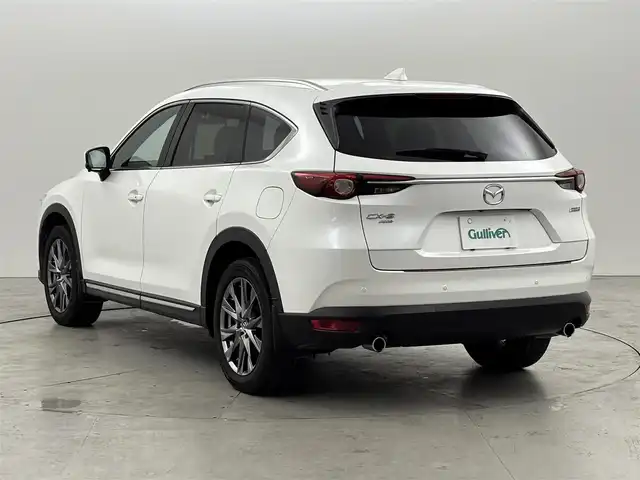 マツダ ＣＸ－８ XD Lパッケージ 福岡県 2019(平31)年 4.2万km スノーフレイクホワイトパールマイカ ワンオーナー　/純正ナビ/フルセグTV　/全方位カメラ　/ＢＯＳＥサウンド　/ETC　/ドライブレコーダー　/レーダークルーズコントロール　/コーナーセンサー　/衝突軽減ブレーキ　/レーンキープ　/アクセル踏み間違い防止　/ＢＳＭ　/ヘッドアップディスプレイ　/パドルシフト　/ステアリングヒーター　/シートベンチレーション／ヒーター　/パワーバックドア