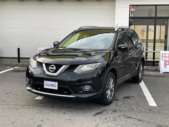 日産 エクストレイル 20X エマージェンシーブレーキ 青森県 2016(平28)年 12.1万km ダイヤモンドブラック (株)IDOMが運営する【じしゃロン青森店】の自社ローン専用車両になりますこちらは現金、またはオートローンご利用時の価格です。自社ローンご希望の方は別途その旨お申付け下さい。/４ＷＤ/ルーフレール/純正メモリーナビ/　AM/FM/CD/BT/フルセグＴＶ/純正ビルトインＥＴＣ/純正ドライブレコーダー/アイドリングストップ/衝突被害軽減システム/横滑り防止装置/ダウンヒルアシストコントロール/コーナーセンサー/オートライト/ＬＥＤヘッドランプ/フォグランプ/純正ドアバイザー/シートヒーター（D/N）/合皮シート/社外１７インチアルミホイール装着