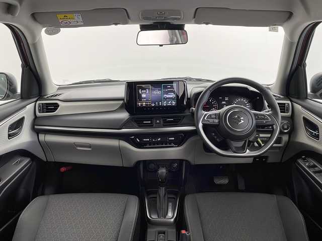 スズキ スイフト HYBRID MZ 愛知県 2024(令6)年 0.6万km バーニングレッドPM /スズキ純正9インチディスプレイオーディオ//AM/FM/BT/USB/iPod/AppleCarPlay/Android Auto//スズキセーフティサポート//デュアルセンサーブレーキサポート//レーンディパーチャーアラート//ブラインドスポットモニター//オートハイビーム//ハイビームアシスト//オートクルーズコントロール//レーンサインアシスト//レーンキープアシスト//ふらつき警告機能//発進お知らせ機能//誤発進抑制機能//ブレーキオートホールド//シートヒーター（D/N席）//電動格納ウィンカーミラー//ステアリングスイッチ//パドルシフト//革巻きステアリング//16インチ純正アルミホイール//LEDオートヘッドライト//LEDフォグランプ//純正フロアマット//トノカバー