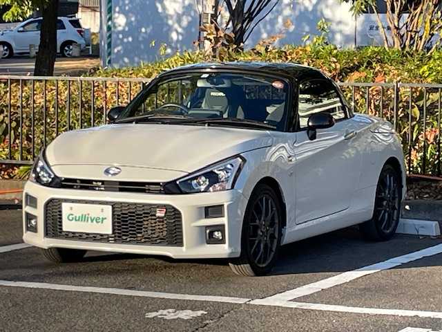 トヨタ コペン GRスポーツ 宮城県 2021(令3)年 3.4万km パールホワイトⅢ 社外ナビ/・フルセグTV/CD/DVD/・ETC/アイドリングストップ/BBS製16インチアルミホイール/革巻きステアリング/・ステアリングスイッチ/・パドルシフト/GR専用RECAROシート/・シートヒーター（運転席/助手席）/プッシュスタート/スマートキー/LEDヘッドライト/・フォグランプ/純正フロアマット