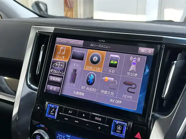 トヨタ ヴェルファイア Z Gエディション 静岡県 2018(平30)年 7.5万km ブラック サンルーフ/トヨタセーフティーセンス/社外11インチナビ/FM/AM/CD/DVD/Bluetooth/SD/両側パワースライドドア/クルーズコントロール/バックカメラ/ドラレコ/LEDヘッドライト/オートハイビーム/オートライト/ステアリングヒーター/メモリーシート/オットマン/シートヒーター/エアシート/Wオートエアコン/デュアルエアコン/純正アルミタイヤ車載