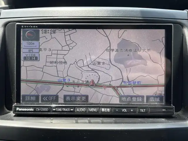 トヨタ ヴォクシー ZS 煌Ⅱ 熊本県 2009(平21)年 15.5万km ブラック 社外ナビ（CN-S300D）/【フルセグTV/Bluetooth/CD/DVD】/フリップダウンモニター/両側パワースライドドア/社外18インチAW/ETC/パドルシフト/革巻きステアリング/ダブルエアバック/オートライト/プッシュスタート/スマートキー/ステアリングスイッチ/ABS/盗難防止装置