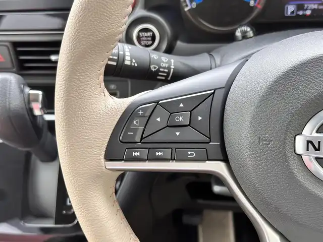日産 デイズ ボレロ 宮城県 2021(令3)年 0.8万km ピンクⅡ 2トーン仕様/・ホワイトパールルーフ/・ルーフ同色ドアミラー/・ルーフ同色サイドドアハンドル/インテリジェントアラウンドビューモニター＋ウィンカーミラー/＝＝＝/インテリジェントエマージェンシーブレーキ/車線逸脱警報/車線逸脱防止支援システム/踏み間違い防止アシスト/前方衝突予測警報/ふらつき警報/標識検知警報/先行車発進お知らせ機能/コーナーセンサー/ハイビームアシスト/純正9インチナビ（MM320D-L）/・CD/DVD/・Bluetooth/・フルセグTV/ETC/ドライブレコーダー/ハーフレザーシート/革巻きステアリング/ステアリングスイッチ/インテリジェントオートライト/電動格納ミラー/純正14インチAW/純正ドアバイザー/純正フロアマット/W/サイド/カーテン/ニーエアバッグ
