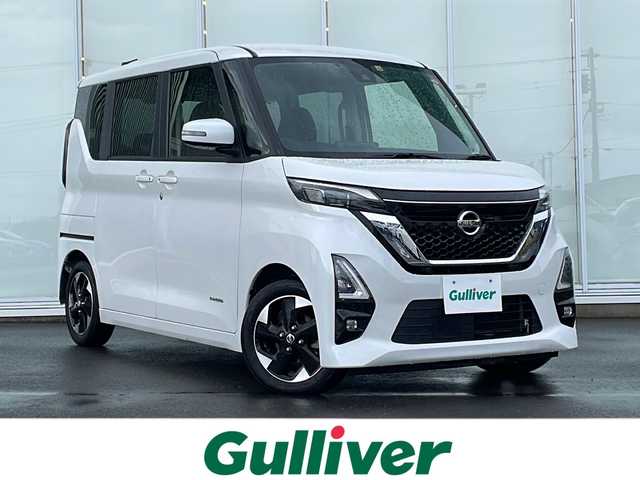日産 ルークス HWS X プロパイロットED 神奈川県 2022(令4)年 3.1万km ホワイトパール 純正ＳＤナビＴＶ　Bluetooth/CD/iPod/両側パワースライドドア　/プロパイロット　/アラウンドビューモニター　/追従型クルーズコントロール　/コーナーセンサー　/スマートキー　/プッシュスタート　/ブレーキホールド　/ＥＴＣ/純正フロアマット/衝突被害軽減システム