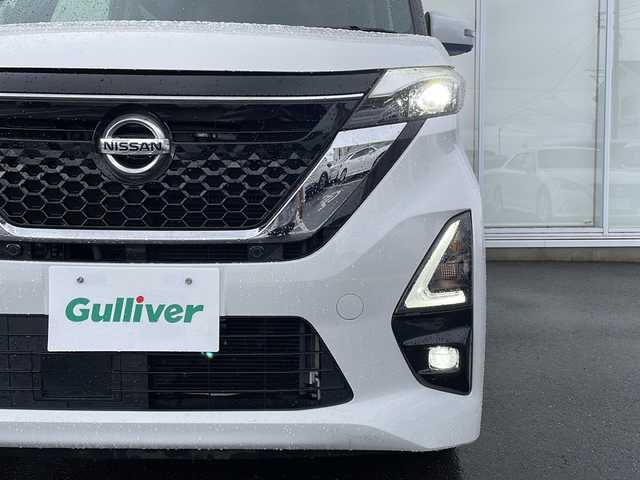 日産 ルークス HWS X プロパイロットED 神奈川県 2022(令4)年 3.1万km ホワイトパール 純正ＳＤナビＴＶ　Bluetooth/CD/iPod/両側パワースライドドア　/プロパイロット　/アラウンドビューモニター　/追従型クルーズコントロール　/コーナーセンサー　/スマートキー　/プッシュスタート　/ブレーキホールド　/ＥＴＣ/純正フロアマット/衝突被害軽減システム