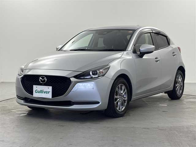 マツダ マツダ２ 15S スマートエディション 福井県 2021(令3)年 1.5万km ソニックシルバーM 純正マツダコネクトナビ/CD/DVD/フルセグTV/Bluetooth/USB/AM/FM/360度ビューモニター/衝突軽減ブレーキ/レーンキープアシスト/LED/オートライト /ETC/プッシュスタート /スペアキー/純正フロアマット/純正１５インチアルミ