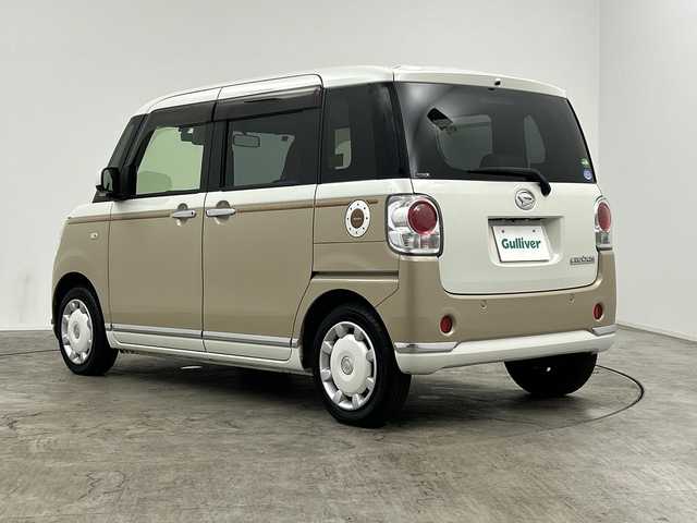 ダイハツ ムーヴ キャンバス G メイクアップ SA Ⅲ 三重県 2018(平30)年 5.6万km ナチュラルベージュマイカM 禁煙車/社外ナビ/・AM/FM/CD/DVD/Bluetooth/iPod/USB/SD/両側パワースライドドア/オートライト/オートハイビーム/ドライブレコーダー/バックカメラ/衝突軽減/フルオートエアコン/ステアリングスイッチ/電動格納ミラー/スペアキー/純正14インチAW