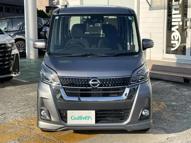 日産 デイズ ルークス ハイウェイスターX 兵庫県 2017(平29)年 4.4万km チタニウムグレーメタリック ワンオーナー/純正メモリナビ/　（CD・Bluetooth）/フルセグTV/片側パワースライドドア/アラウンドビューモニター/スマートキー×2/LEDヘッドライト/前方ドライブレコーダー/保証書/取扱説明書