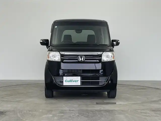 ホンダ Ｎ ＢＯＸ G ターボ Lパッケージ 群馬県 2015(平27)年 8.5万km スマートブラック 社外ナビ　バックカメラ　パワースライドドア　クルーズコントロール　横滑り防止　パドルシフト　オートエアコン　ステアリングスイッチ　パワーウインドウ　スマートキー　プッシュスタート　禁煙車
