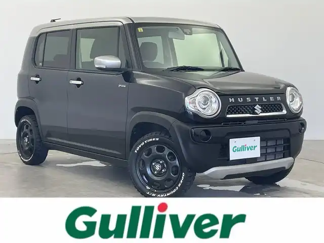 スズキ ハスラー F リミテッド Ⅱ 富山県 2018(平30)年 7.2万km ブルーイッシュブラックパール/シルバー2トーン 社外ディスプレイオーディオ（AM/FM/CD/BT）/バックカメラ/ETC/シートヒーター/衝突被害軽減システム/横滑り防止装置/アイドリングストップ/純正アルミホイール/純正フロアマット/オートキセノンライト/ステアリングスイッチ/電動格納ミラー/スマートキー
