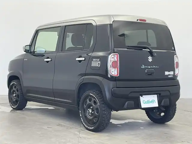 スズキ ハスラー F リミテッド Ⅱ 富山県 2018(平30)年 7.2万km ブルーイッシュブラックパール/シルバー2トーン 社外ディスプレイオーディオ（AM/FM/CD/BT）/バックカメラ/ETC/シートヒーター/衝突被害軽減システム/横滑り防止装置/アイドリングストップ/純正アルミホイール/純正フロアマット/オートキセノンライト/ステアリングスイッチ/電動格納ミラー/スマートキー