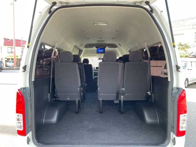 トヨタ ハイエース グランドキャビン 宮崎県 2015(平27)年 2.8万km ホワイトパールクリスタルシャイン アルパインフリップダウンモニター/モデリスタフロントスポイラー/ローダウン　/オーバーフェンダー　/カロッツェリアＳＤナビ（CD・DVD・Bluetooth・フルセグTV）/ＥＴＣ　/前方ドラレコ　/バックカメラ　/ドアバイザー　/フロアマット