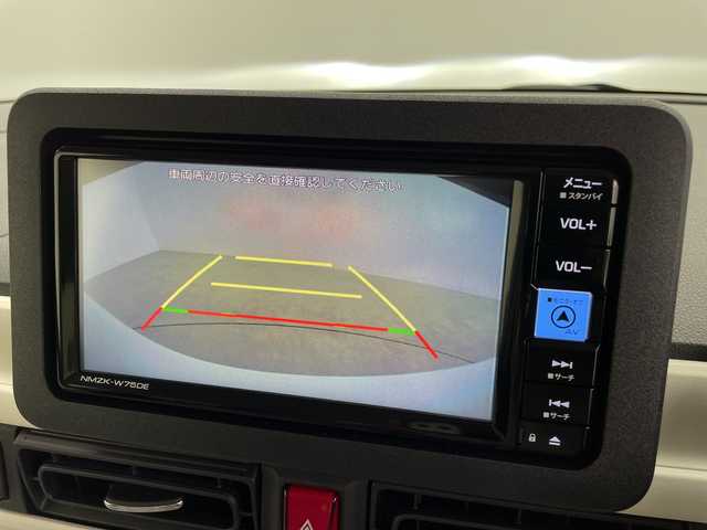 ダイハツ ムーヴ キャンバス ストライプス G 鹿児島県 2025(令7)年 0.2万km シャイニングホワイトパール/ファイアークォーツレッドメタリック 純正ナビ/（CD/DVD/BT/フルセグTV）/衝突被害軽減ブレーキ/シートヒーター/レーンキープアシスト/両側パワースライドドア/スマートアシスト/バックカメラ/フロアマット/クルーズコントロール/アイドリングストップ/LEDヘッドライト/オートハイビーム/前後コーナーセンサー