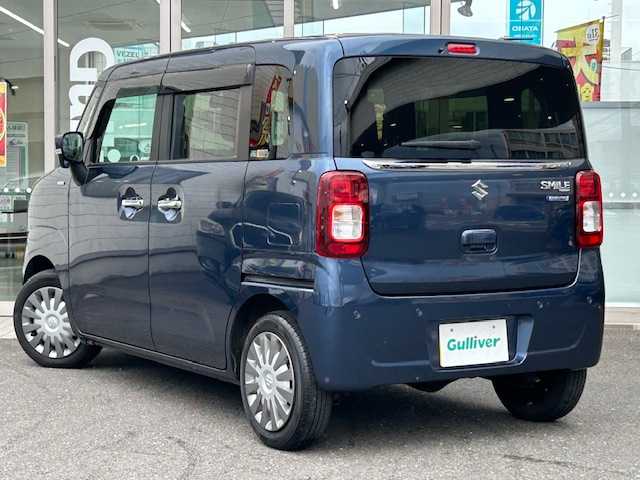 スズキ ワゴンＲ スマイル HYBRID X 青森県 2022(令4)年 2.9万km インディゴブルーメタリック 純正ナビ/フルセグＴＶ/ＢｌｕｅＴｏｏｔｈ/USB接続/CD・DVD再生/３６０°・バック・サイドカメラ/両側パワースライドドア/ビルトインETC/コーナーセンサー/D＋N席シートヒーター/冬タイヤホイール4本車載/スズキセーフティーサポート/アイドリングストップ/シートバックテーブル/保証書取扱説明書/スペアキー