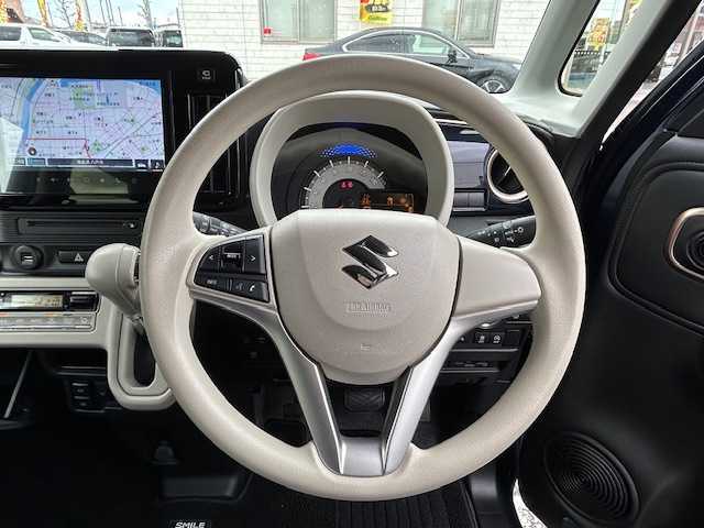 スズキ ワゴンＲ スマイル HYBRID X 青森県 2022(令4)年 2.9万km インディゴブルーメタリック 純正ナビ/フルセグＴＶ/ＢｌｕｅＴｏｏｔｈ/USB接続/CD・DVD再生/３６０°・バック・サイドカメラ/両側パワースライドドア/ビルトインETC/コーナーセンサー/D＋N席シートヒーター/冬タイヤホイール4本車載/スズキセーフティーサポート/アイドリングストップ/シートバックテーブル/保証書取扱説明書/スペアキー