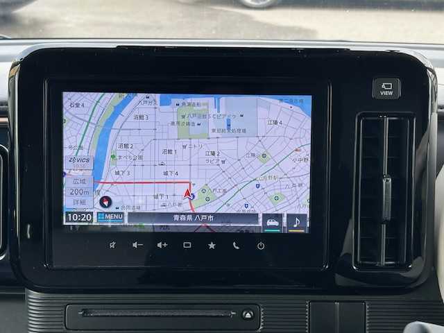 スズキ ワゴンＲ スマイル HYBRID X 青森県 2022(令4)年 2.9万km インディゴブルーメタリック 純正ナビ/フルセグＴＶ/ＢｌｕｅＴｏｏｔｈ/USB接続/CD・DVD再生/３６０°・バック・サイドカメラ/両側パワースライドドア/ビルトインETC/コーナーセンサー/D＋N席シートヒーター/冬タイヤホイール4本車載/スズキセーフティーサポート/アイドリングストップ/シートバックテーブル/保証書取扱説明書/スペアキー