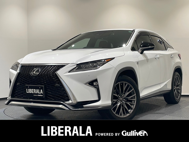 レクサス ＲＸ 300 Fスポーツ 新潟県 2019(平31)年 5.8万km ホワイトノーヴァガラスフレーク ムーンルーフ/パノラミックビューモニター/2列目パワーシート/純正ナビ/ETC/ドライブレコーダー/レーダー探知機/LEDヘッドライト/純正20インチアルミホイール/パワーバックドア/クリアランスソナー/赤革シート/シートヒーター/ベンチレーション/スマートキー/スペアキー/エンジンスターター