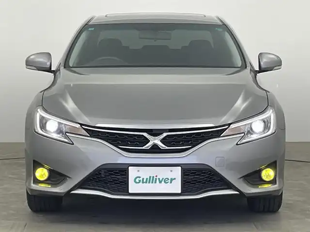 トヨタ マークＸ 250G Sパッケージ 大分県 2014(平26)年 10.3万km アイスチタニウムマイカメタリック 純正ディーラーナビ【NSZT-W62G】/・フルセグTV/・Bluetooth/・AM/・FM/・CD/・DVD/バックカメラ/サンルーフ/純正フロアマット/純正16インチアルミホイール/ETC/本革巻きステアリング/ステアリングリモコン/LEDヘッドライト/フォグランプ/プッシュスタート/スマートキー/パドルシフト/クルーズコントロール/オートエアコン/カーテンエアバック/パワーステアリング/パワーウィンドウ/電動格納ミラー