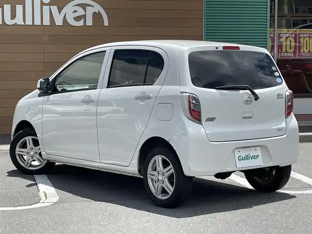 ダイハツ ミラ イース Gf 長野県 2012(平24)年 5.1万km パールホワイトⅢ 横滑り防止装置/盗難防止装置/社外１４AW/純正フロアマット/ハロゲンヘッドライト/ダブルエアバック/保証書、取扱説明書/リモコンキー