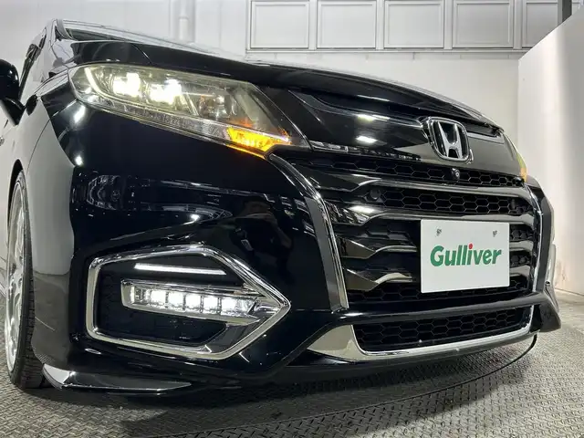 ホンダ オデッセイ アブソルート・EXホンダセンジング 大阪府 2018(平30)年 2.4万km クリスタルブラックパール 後席モニター　９ｉｎｃナビＴＶ　３６０カメラ　デジタルインナーミラー　ＷＯＲＫ２０ｉｎｃＡＷ　衝突軽減　レーダーＣ　ＢＳＭ　クリアランスソナー　ハーフレザー　パワーシート／ヒーター　前後ドラレコ