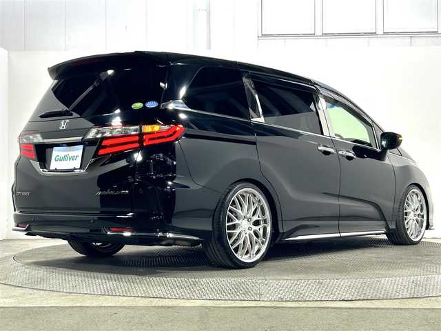 ホンダ オデッセイ アブソルート・EXホンダセンジング 大阪府 2018(平30)年 2.4万km クリスタルブラックパール 後席モニター　９ｉｎｃナビＴＶ　３６０カメラ　デジタルインナーミラー　ＷＯＲＫ２０ｉｎｃＡＷ　衝突軽減　レーダーＣ　ＢＳＭ　クリアランスソナー　ハーフレザー　パワーシート／ヒーター　前後ドラレコ