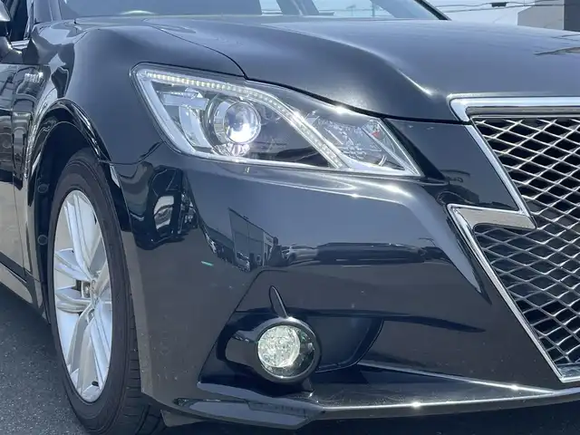 トヨタ クラウン ハイブリッド アスリートS 茨城県 2015(平27)年 2.9万km プレシャスブラックパール 純正ナビ/【AM・FM・CD・DVD・HDD・USB・BT・TV】/パワーシート/シートヒーター/ステアリングヒーター/クルコン/ETC/Bカメラ/前方ドラレコ/オートライト/Fフォグ/LEDライト/ステリモ/純正フロアマット/純正アルミホイール/MTモード付AT/横滑り防止装置