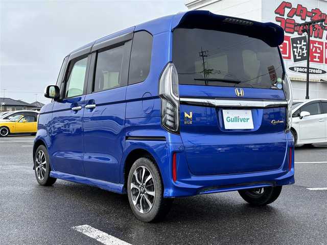 ホンダ Ｎ ＢＯＸ カスタム G L ホンダセンシング 大分県 2020(令2)年 3.8万km ブリリアントスポーティブルーメタリック2トーン ・純正ナビ(CD.DVD.BT.SD.USB)/・バックカメラ/・レーダークルコン/・ホンダセンシング/・ステアリングリモコン/・片側パワースライドドア/・ドライブレコーダー/・ETC/・コーナーセンサー/・スマートキー/・プッシュスタート/・オートハイビーム/・オートライト