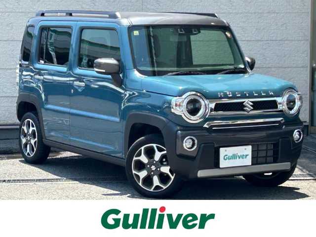 スズキ ハスラー Jスタイル Ⅱ 兵庫県 2023(令5)年 0.9万km デニムブルー ガンメタリック 2トーン 純正メモリナビ/フルセグテレビ/バックカメラ/CD DVD BT/ルーフレール/ステアリングスイッチ/電動格納ミラー/シートヒーター/アイドリングストップ/ウィンカーミラー/クルーズコントロール/プッシュスタート/ETC
