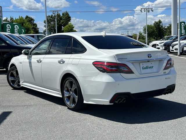 トヨタ クラウン ハイブリッド RS アドバンス 埼玉県 2019(令1)年 4.6万km ホワイトパールクリスタルシャイン トヨタセーフティセンス/メーカーナビ　/　(Bluetooth/CD/DVD/USB)/フルセグテレビ/バックカメラ　/ブラインドスポットモニター　/電動パーキングブレーキ　/ブレーキホールド　/ステアリングヒーター　/前席シートヒーター　/ＨＵＤ/バックカメラ/ＥＴＣ２．０/ドライブレコーダー/純正フロアマット/純正アルミホイール/３眼ＬＥＤヘッドライト/オートハイビーム