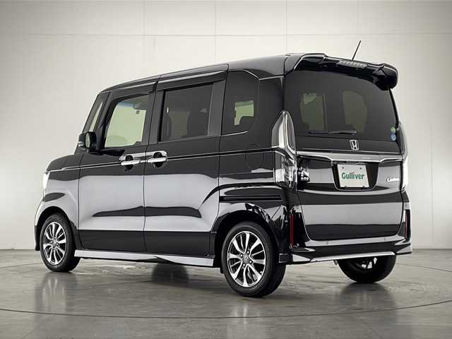 ホンダ Ｎ ＢＯＸ カスタム L 宮崎県 2021(令3)年 4.8万km クリスタルブラックパール 禁煙車/ホンダセンシング/純正ナビTV/（VXM-214VFi/CD/DVD/Bluetooth/フルセグTV)/純正バックカメラ/純正LEDオートライト/純正LEDフォグ/純正14インチアルミ/純正エアロ/純正ルーフエンドスポイラー/純正フロアマット/左側電動スライドドア/アダプティブクルーズコントロール/レーンディパーチャーアラート/クリアランスソナー/オートエアコン/シートヒーター/ウインカードアミラー/ETC/スマートキー/プッシュエンジンスタート/新車時保証書/取扱い説明書