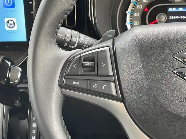 スズキ ハスラー HYBRID X ターボ 東京都 2024(令6)年 0.1千km デニムブルー ガンメタリック 2トーン １０型ディスプレイオーディオ　/追従クルコン　/前席シートヒーター　/ＬＥＤヘッド　/コーナーセンサー　/パドルシフト　/Ｂｌｕｅｔｏｏｔｈ　/衝突被害軽減　/オートライト　/オートマチックハイビーム　/スマートキー