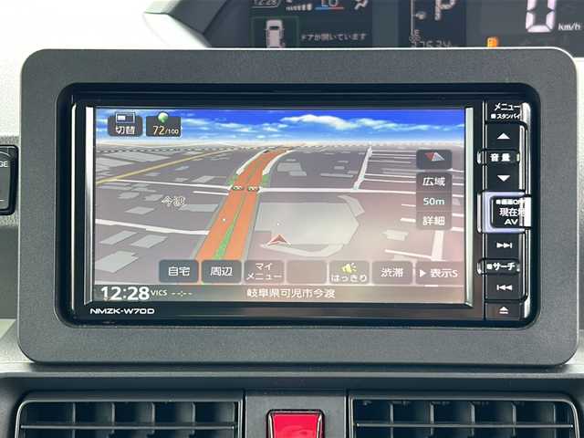 ダイハツ タント X セレクション 岐阜県 2020(令2)年 3.8万km ファイアークォーツレッドM 登録時走行距離：37634km/純正ナビ（NMZK-W70D）/テレビ・Bluetooth・CD・DVD/パノラマビューモニター（全方位カメラ）/片側パワースライドドア/衝突回避支援ブレーキ機能/車線逸脱抑制制御機能/車線逸脱警報機能/ETC/前後コーナーセンサー/LEDヘッドライト/オートライト/フォグライト/布系シート/フルフラットシート/シートヒーター運転席・助手席/ベンチシート/純正フロアマット/背面テーブル/ドアバイザー/純正フロアマット/プッシュスタート/スマートキー/保証書