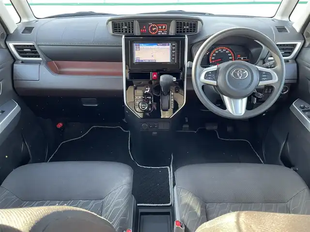 トヨタ ルーミー G コージーエディション 山梨県 2019(令1)年 5.9万km ブライトシルバーM 純正SDナビ/CD/ワンセグTV/バックカメラ/Bluetooth接続/前後ドライブレコーダー/両側パワースライドドア/前席シートヒーター/アイドリングストップ/前後コーナーセンサー/サイドバイザー/取扱説明書/保証書/スペアキー1本