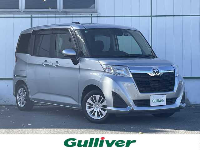 トヨタ ルーミー G コージーエディション 山梨県 2019(令1)年 5.9万km ブライトシルバーM 純正SDナビ/CD/ワンセグTV/バックカメラ/Bluetooth接続/前後ドライブレコーダー/両側パワースライドドア/前席シートヒーター/アイドリングストップ/前後コーナーセンサー/サイドバイザー/取扱説明書/保証書/スペアキー1本