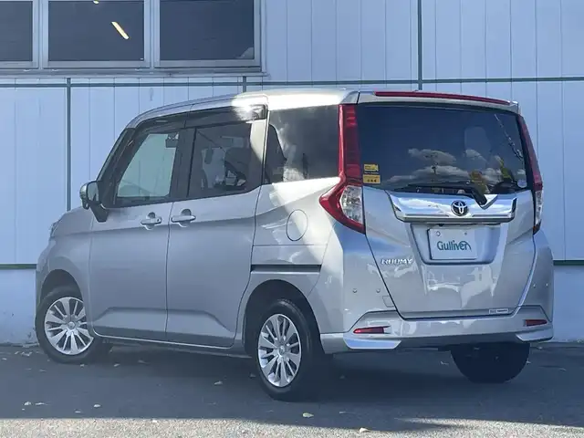 トヨタ ルーミー G コージーエディション 山梨県 2019(令1)年 5.9万km ブライトシルバーM 純正SDナビ/CD/ワンセグTV/バックカメラ/Bluetooth接続/前後ドライブレコーダー/両側パワースライドドア/前席シートヒーター/アイドリングストップ/前後コーナーセンサー/サイドバイザー/取扱説明書/保証書/スペアキー1本