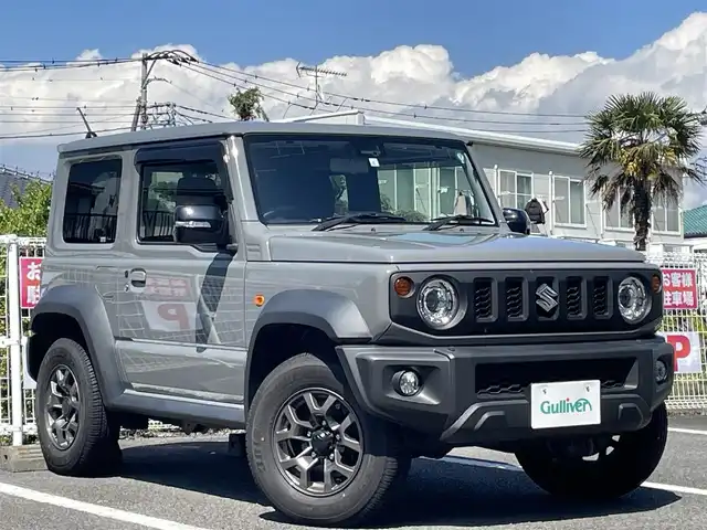 スズキ ジムニー シエラ JC 静岡県 2021(令3)年 0.5万km ミディアムグレー ユーザー買取車両/5速MT/4WD/車線逸脱警報/衝突軽減ブレーキ/ヒルディセントコントロールスイッチ/ESP OFFスイッチ/シートヒーター　D・N/パワーウィンドウ