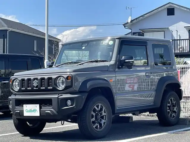 スズキ ジムニー シエラ JC 静岡県 2021(令3)年 0.5万km ミディアムグレー ユーザー買取車両/5速MT/4WD/車線逸脱警報/衝突軽減ブレーキ/ヒルディセントコントロールスイッチ/ESP OFFスイッチ/シートヒーター　D・N/パワーウィンドウ
