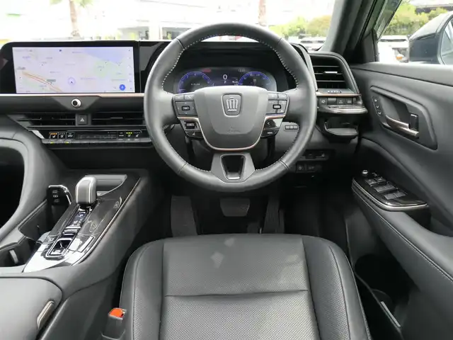 トヨタ クラウン スポーツ Z 千葉県 2024(令6)年 1.5万km ブラック Toyota Safety Sense/・プリクラッシュセーフティ/・レーンディパーチャーアラート/・オートハイビーム/・レーダークルーズコントロール/アドバンスドパーク/ムーンルーフ/ブラックレザーシート/前席パワーシート/シートヒーター/デジタルインナーミラー/純正コネクティッドナビ/地デジTV/【Bluetooth接続】/パノラミックビューモニター/革巻きステアリング/ステアリングスイッチ/ETC（2.0）/LEDヘッドライト/クリアランスソナー/純正21インチアルミホイル/サイド/カーテン/ニーエアバッグ/スマートキー